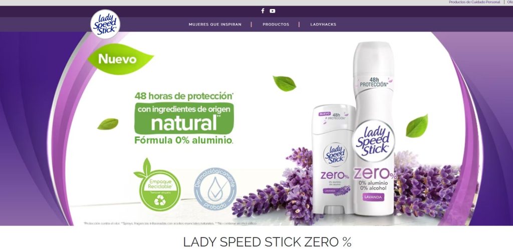 Lady Speed Stick Zero Desodorante para Mujer 