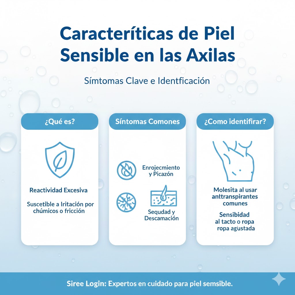Antitranspirantes sin alcohol: opción ideal para piel sensible en Colombia Características de la piel sensible en las axilas
