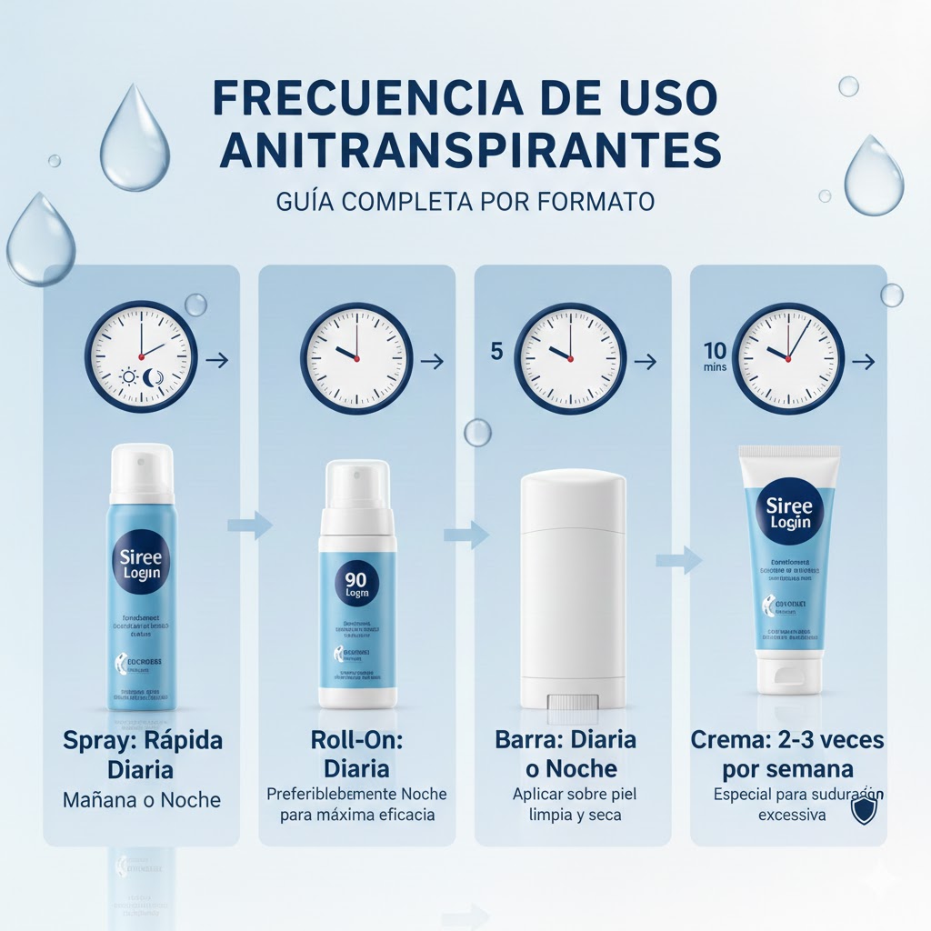 Frecuencia de uso de los antitranspirantes: ¿cada cuánto aplicarlos en Colombia?